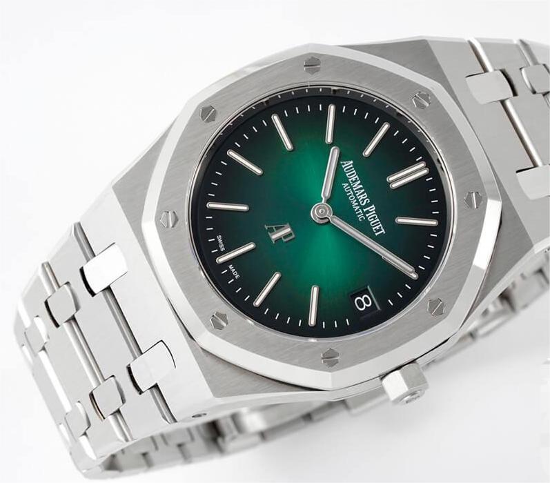 AUDEMARS PIGUET ROYAL OAK 16202PT.OO.1240PT.01 ZF FACTORY GREEN DIAL