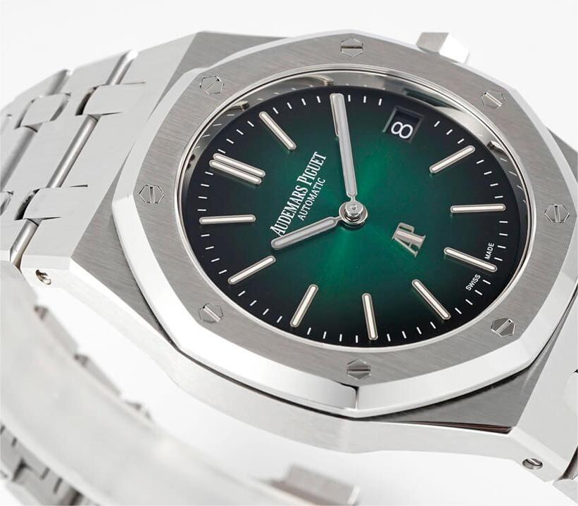 AUDEMARS PIGUET ROYAL OAK 16202PT.OO.1240PT.01 ZF FACTORY GREEN DIAL