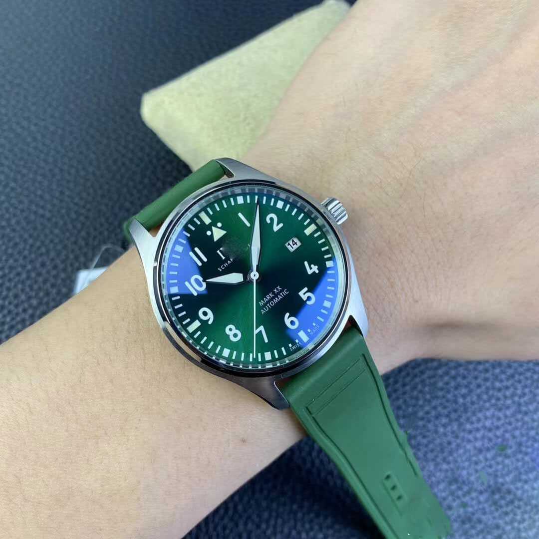 IWC PILOT IW328205 M+ FACTORY GREEN STRAP