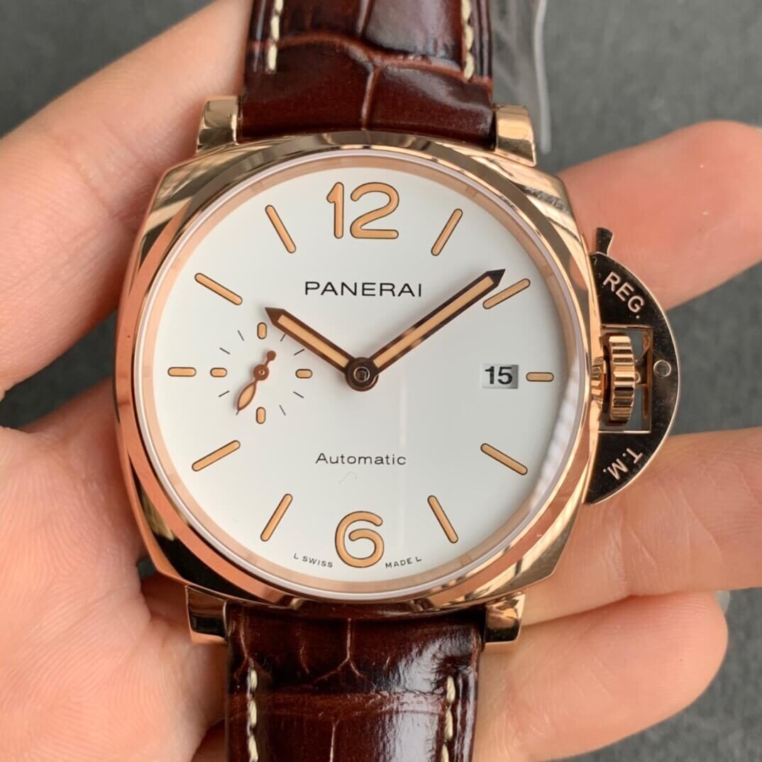 PANERAI LUMINOR PAM01042 VS FACTORY WHITE DIAL