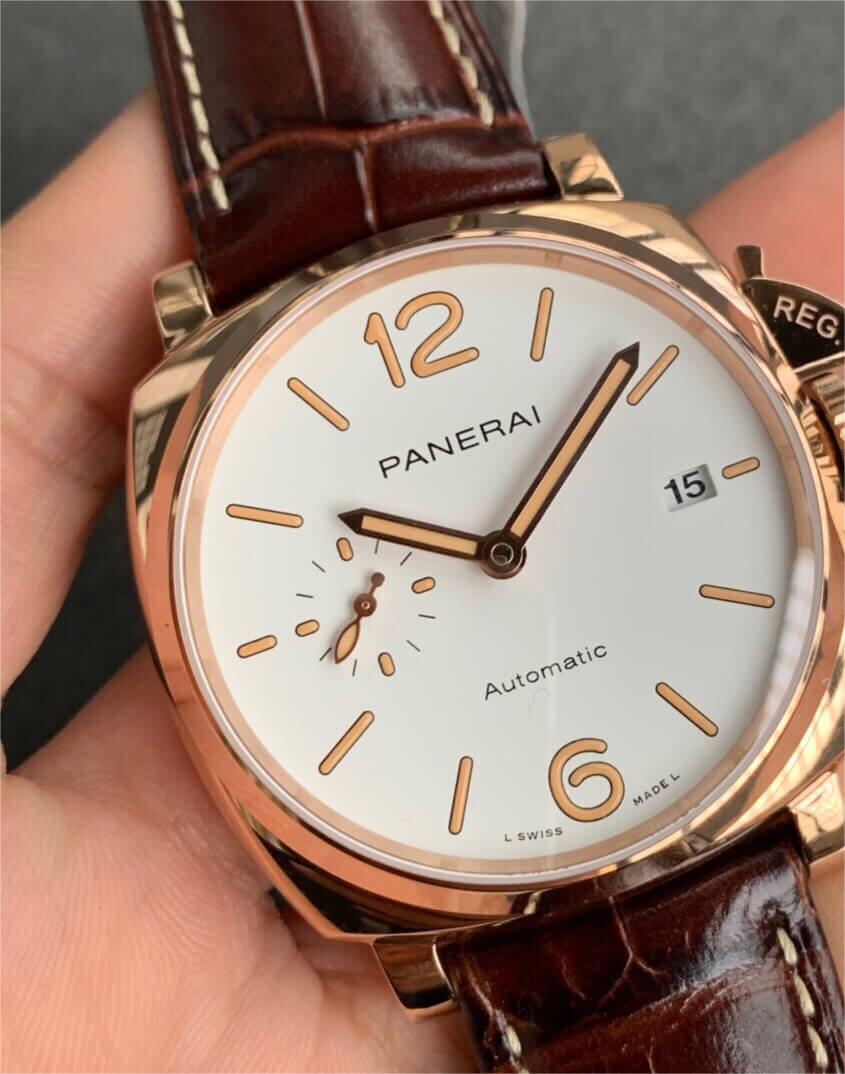 PANERAI LUMINOR PAM01042 VS FACTORY WHITE DIAL