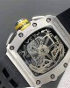 RICHARD MILLE RM11-03 KV FACTORY TITANIUM CASE RUBBER STRAP