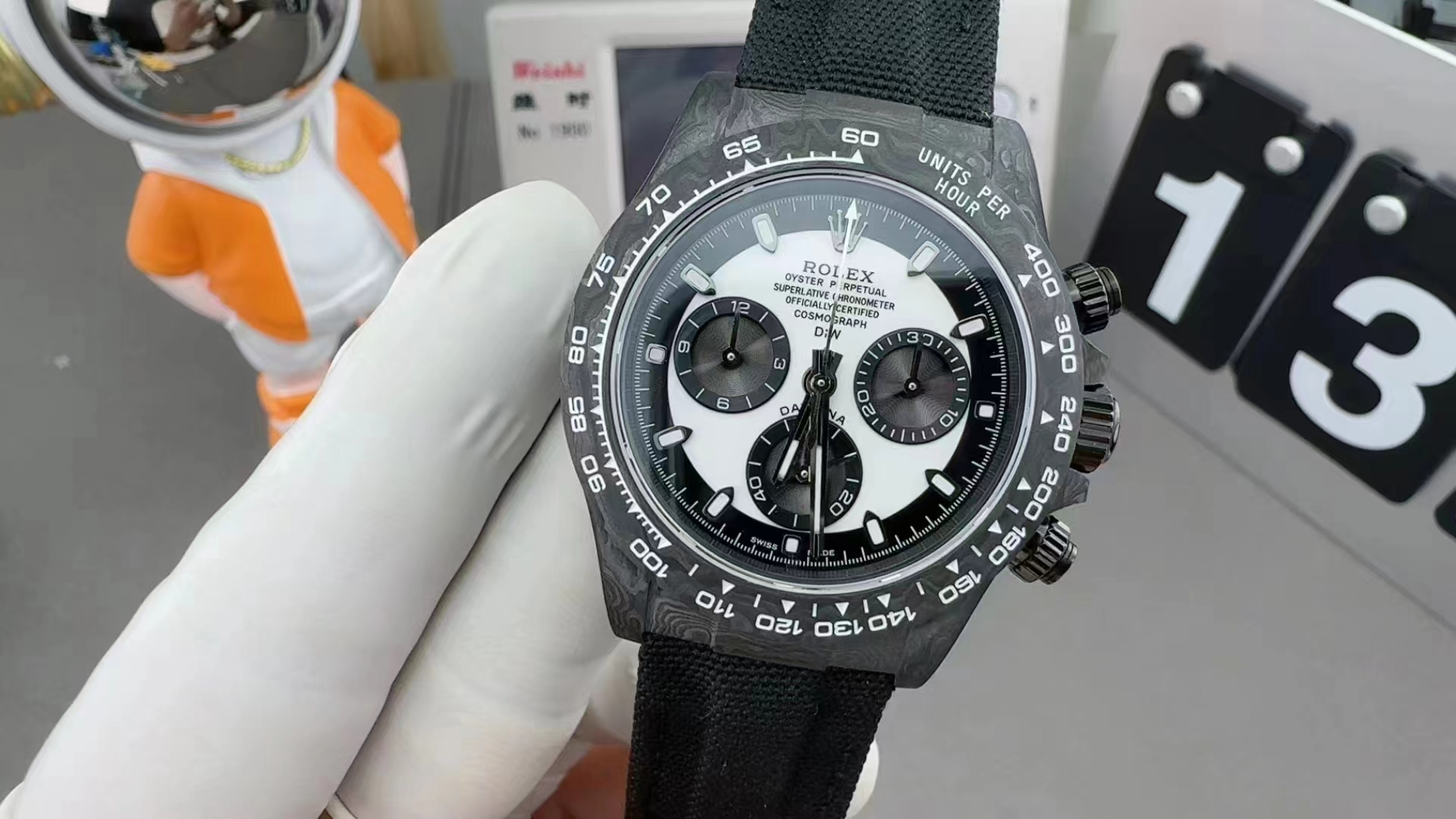 ROLEX DAYTONA COSMOGRAPH DIW CUSTOM VERSION NOOB FACTORY WHITE DIAL