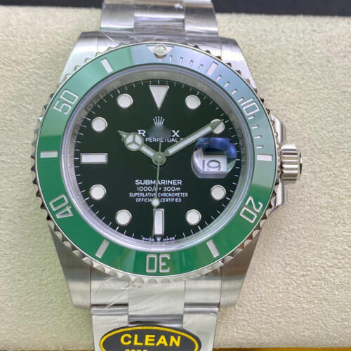 ROLEX SUBMARINER 116610LV-97200 CLEAN FACTORY V4 STAINLESS STEEL STRAP