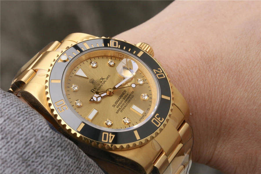 ROLEX SUBMARINER 116618 NOOB FACTORY GOLD STRAP