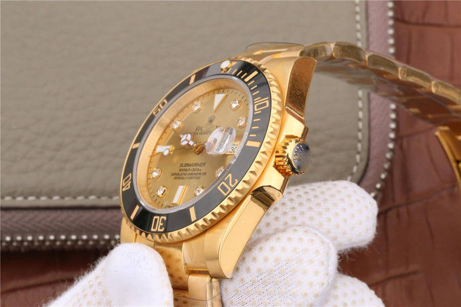 ROLEX SUBMARINER 116618 NOOB FACTORY GOLD STRAP