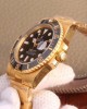 ROLEX SUBMARINER DATE 116618LN VR FACTORY 18K YELLOW GOLD WRAPPED BLACK DIAL