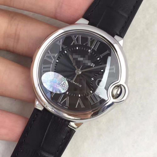 CARTIER BALLON BLEU DE 42MM WSBB0003 V6 FACTORY BLACK DIAL