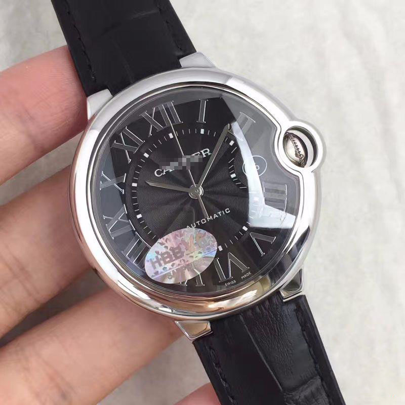 CARTIER BALLON BLEU DE 42MM WSBB0003 V6 FACTORY BLACK DIAL