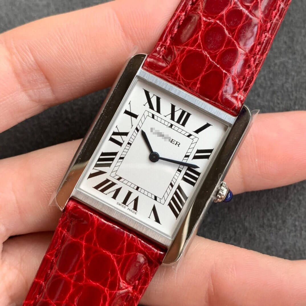 CARTIER TANK W5200005 K11 FACTORY STAINLESS STEEL BEZEL