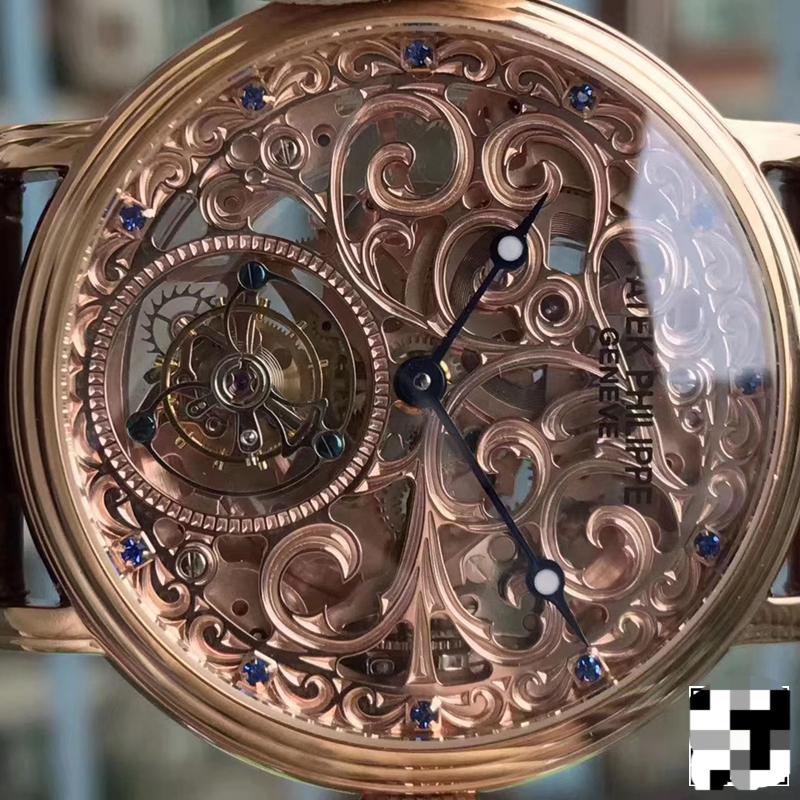 PATEK PHILIPPE TOURBILLON ROSE GOLD SKELETON DIAL