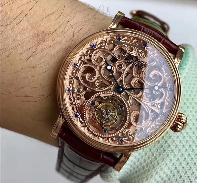 PATEK PHILIPPE TOURBILLON ROSE GOLD SKELETON DIAL