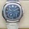 PATEK PHILIPPE NAUTILUS 5712/1A-001 40MM PPF FACTORY DARK BLUE DIAL STAINLESS STEEL STRAP